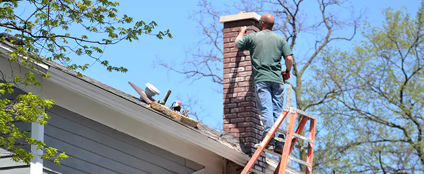 Vinyl and PVC Chimney Flashing Installation in Willmar, MN