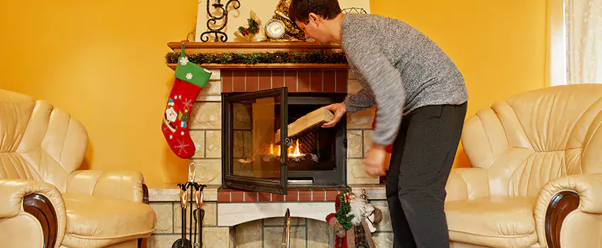 Rusted Metal Fireplace Restoration in Willmar, Minnesota